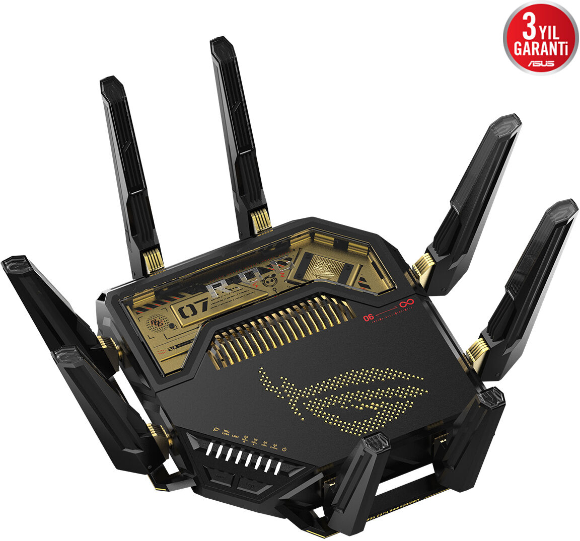 ASUS ROG Rapture GT-BE98 Pro Edition 20 - BE25000 WiFi7 Quad-Band Gaming Router