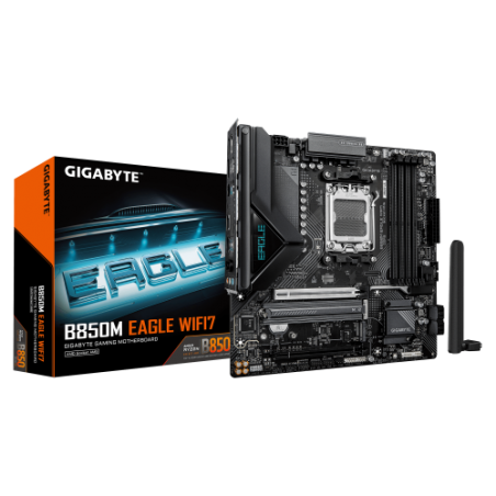 Gigabyte B850M Eagle WF7 AMD AM5 mATX Gaming (Oyuncu) Anakart