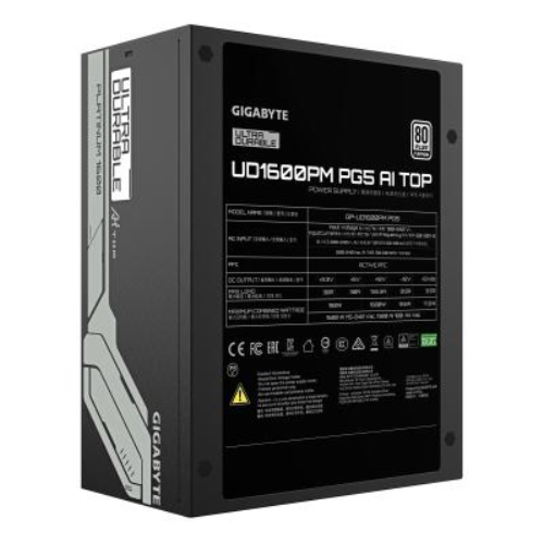 Gigabyte  GP UD1600PM PG5 AI TOP 1600W 80+ Platinum Modüler Güç Kaynağı