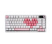 YUNZII B75 Pro Max Mekanik Cocoa Cream V2 Switch Beyaz Klavye