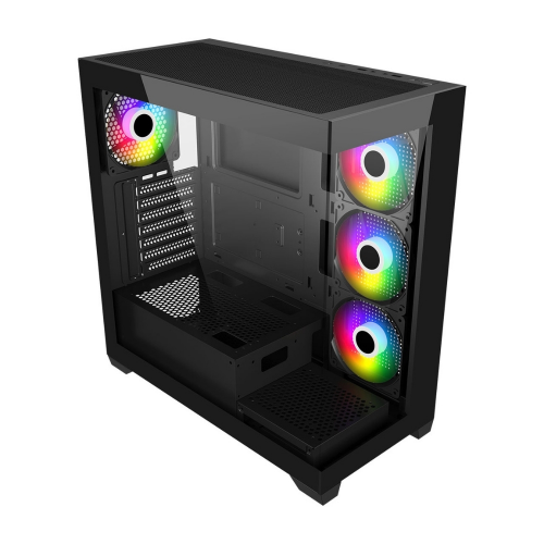 FSP M340 850W 80+ Gen5 4x120mm ARGB Fan Temperli Cam USB 3.0 ATX Mid-Tower Gaming (Oyuncu) Kasa