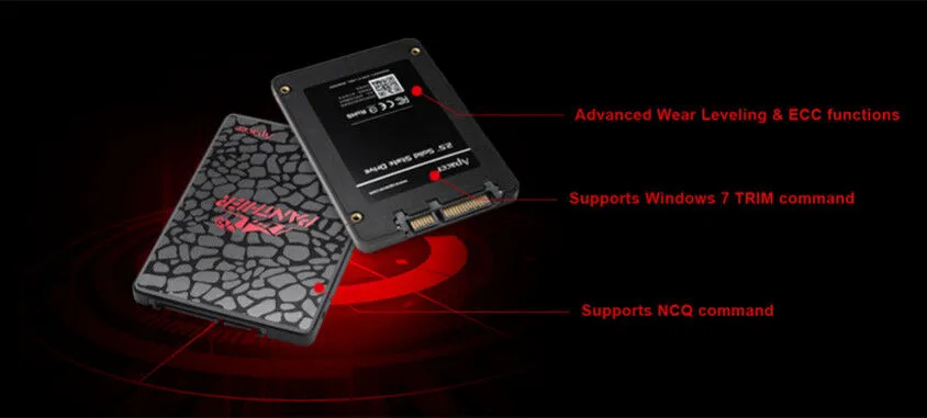 Apacer AS350 Panther 95.DB2E0.P100C 512GB SATA 3 SSD Disk