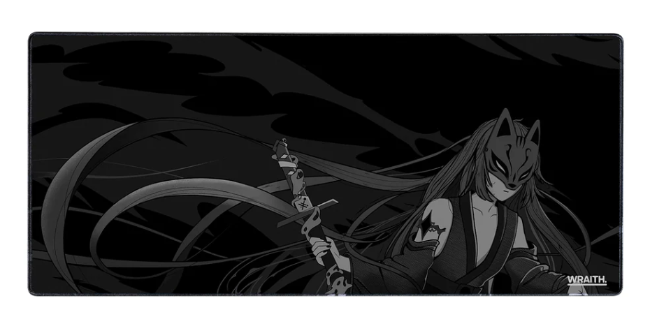 Wraith Kitsune Edition Deskmat Siyah