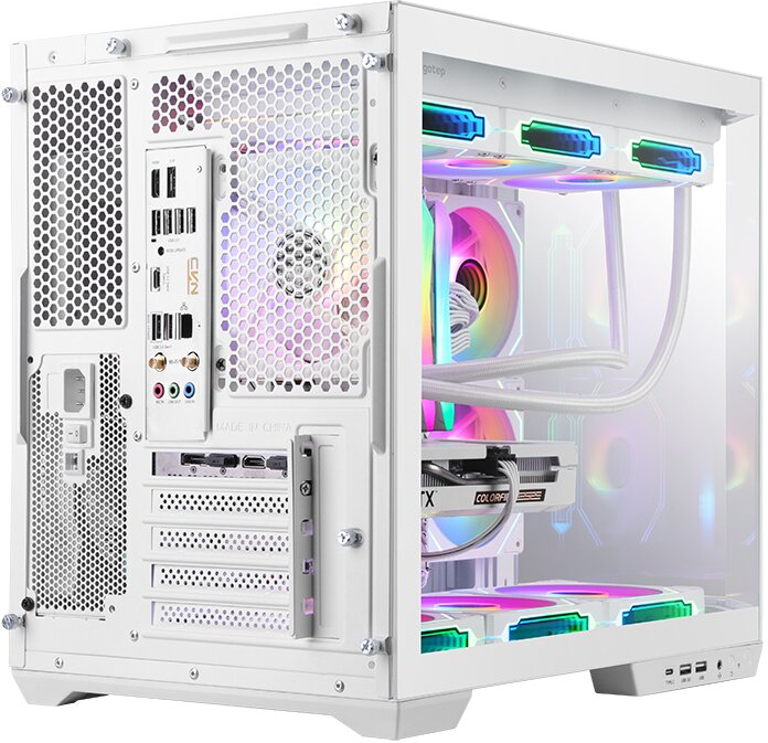 SEGOTEP Lumi 3T Beyaz 750W 80+ Bronze Midi Tower Kasa (6xARGB Fan)
