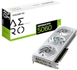 Gigabyte GeForce RTX 5060 AERO OC GV-N5060AERO OC-8GD GDDR7 8GB 128Bit Gaming (Oyuncu) Ekran Kartı