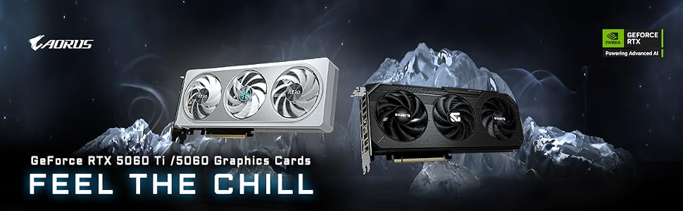 Gigabyte GeForce RTX 5060 AERO OC GV-N5060AERO OC-8GD GDDR7 8GB 128Bit Gaming (Oyuncu) Ekran Kartı