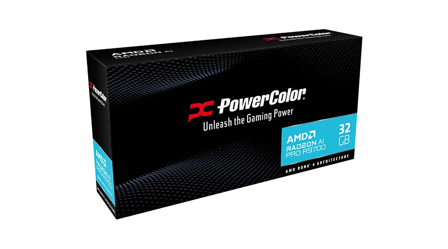 POWERCOLOR Radeon AI PRO R9700 32G-B GDDR6 256Bit Ekran Kartı