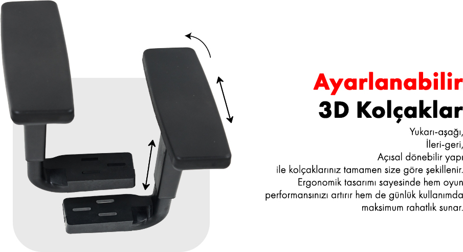 Titanseat Crow Sable Kumaş Oyuncu Koltuğu