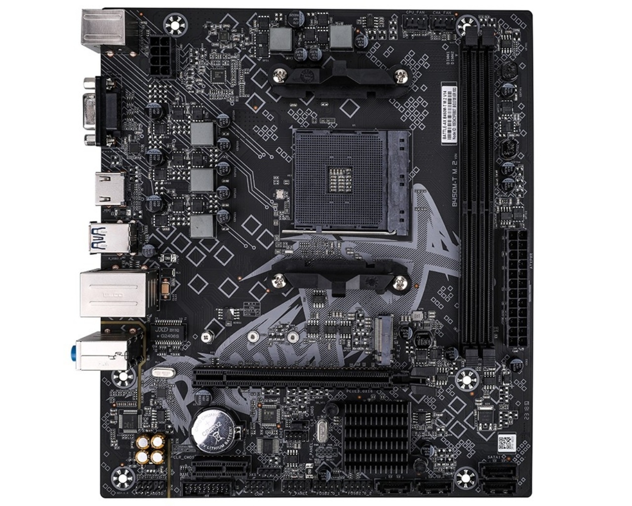 COLORFUL BATTLE-AX B450M-T M.2 V14 DDR4 3600MHz mATX AM4 Gaming (Oyuncu) Anakart