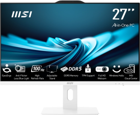 MSI PRO AP272P 14M-868XEU CORE I5-14400 16GB 512GB SSD 27.0″ FHD BEYAZ ALL IN ONE PC