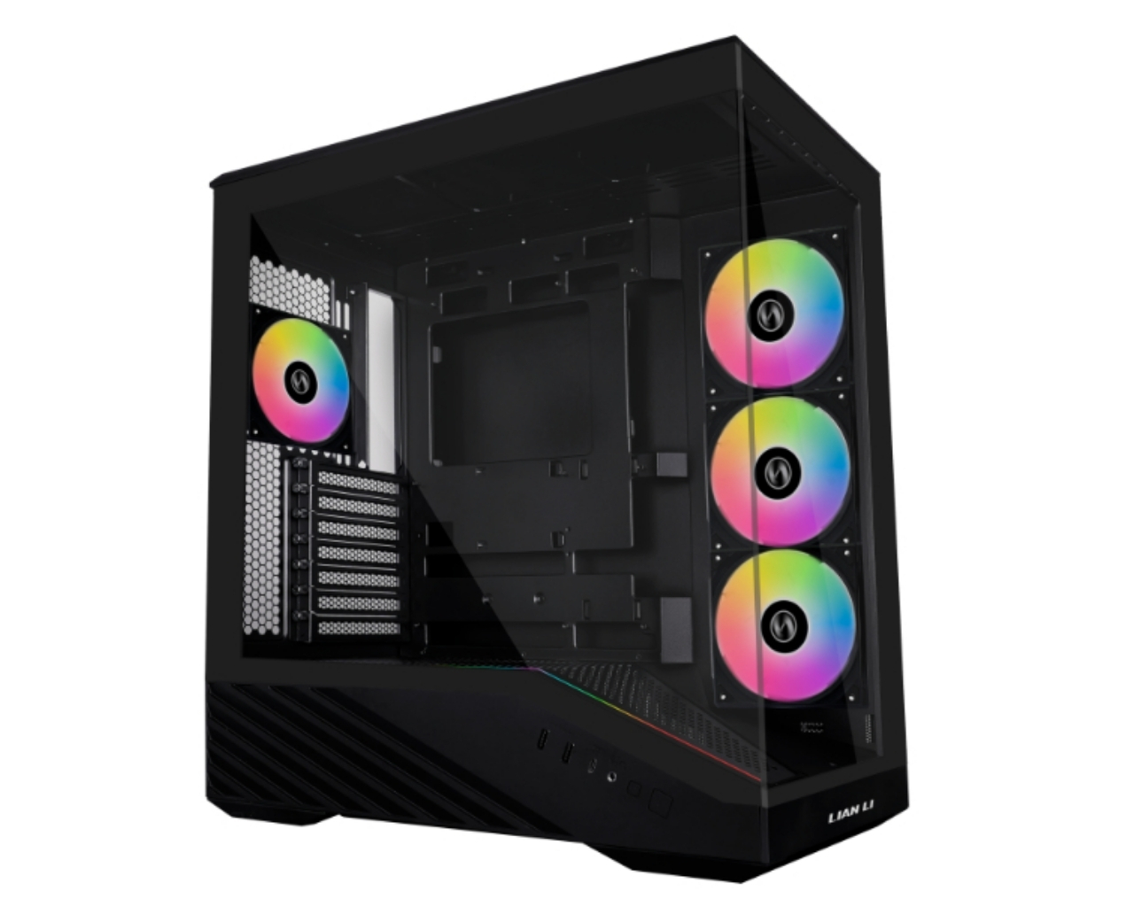 Lian Li V100R Siyah 650W 80+ Gold ATX Gaming (Oyuncu) Kasa (G99.OE814RXSR65G.EU)