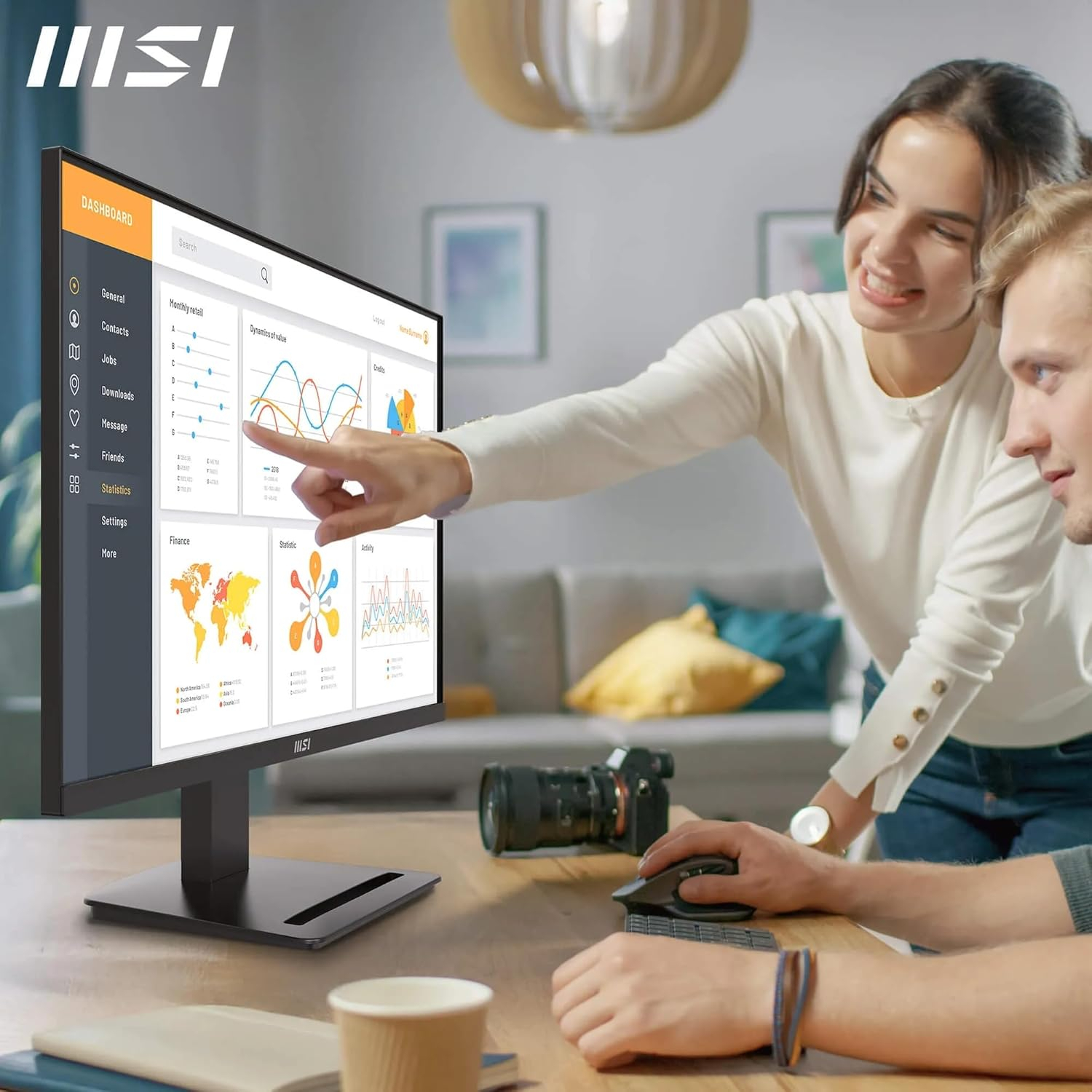 MSI PRO MP273Q E14 27″ 144Hz 1ms 2K Adaptive Sync WQHD IPS Monitör