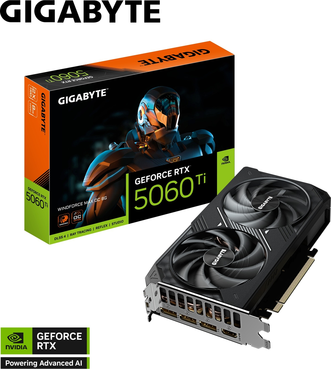 Gigabyte GeForce RTX 5060TI WINDFORCE MAX OC GDDR7 8GB 128Bit Gaming Ekran Kartı