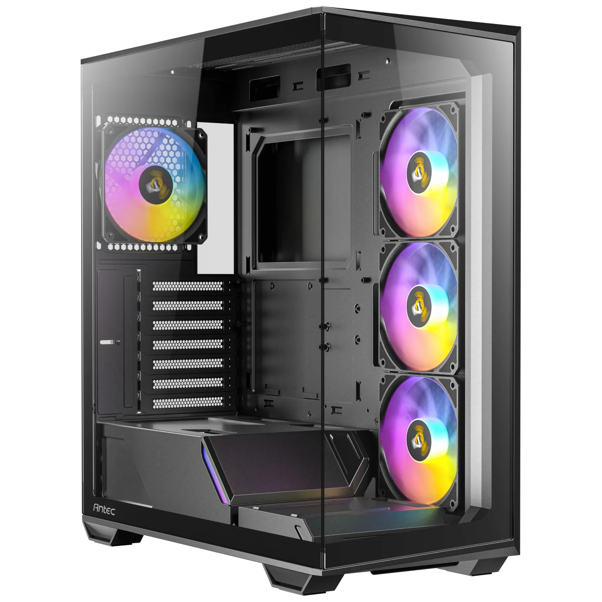 Antec C3 ARGB 4x120mm ARGB Fan Temperli Cam USB Type-C Siyah Mid Tower Gaming (Oyuncu) Kasa