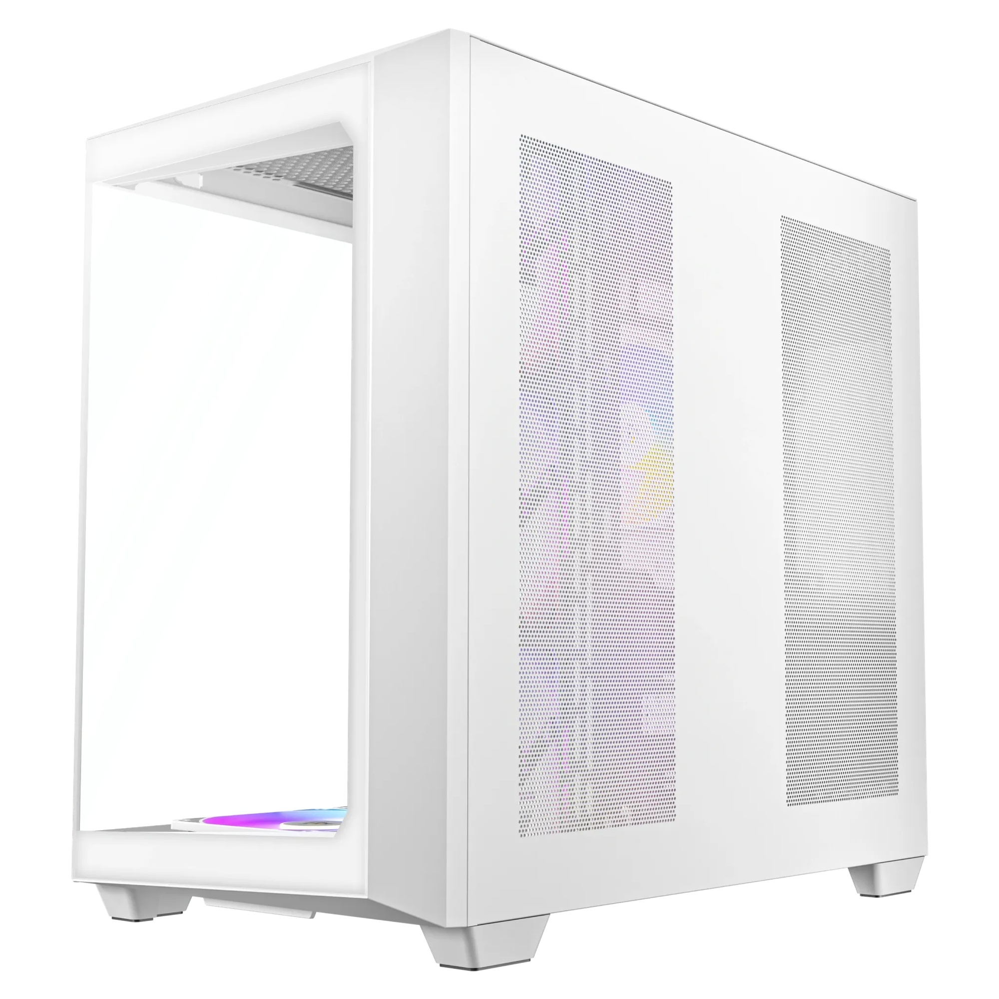 Antec C5 ARGB White 7x120mm ARGB Fan Temperli Cam USB Type-C Beyaz Mid Tower Gaming (Oyuncu) Kasa