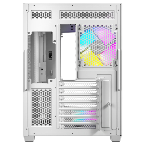 Antec C5 ARGB White 7x120mm ARGB Fan Temperli Cam USB Type-C Beyaz Mid Tower Gaming (Oyuncu) Kasa