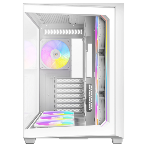 Antec C5 ARGB White 7x120mm ARGB Fan Temperli Cam USB Type-C Beyaz Mid Tower Gaming (Oyuncu) Kasa