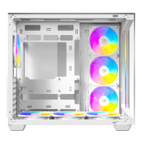 Antec C5 ARGB White 7x120mm ARGB Fan Temperli Cam USB Type-C Beyaz Mid Tower Gaming (Oyuncu) Kasa