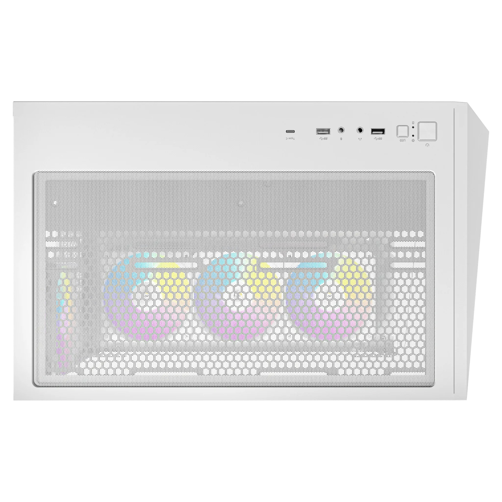 Antec C5 ARGB White 7x120mm ARGB Fan Temperli Cam USB Type-C Beyaz Mid Tower Gaming (Oyuncu) Kasa