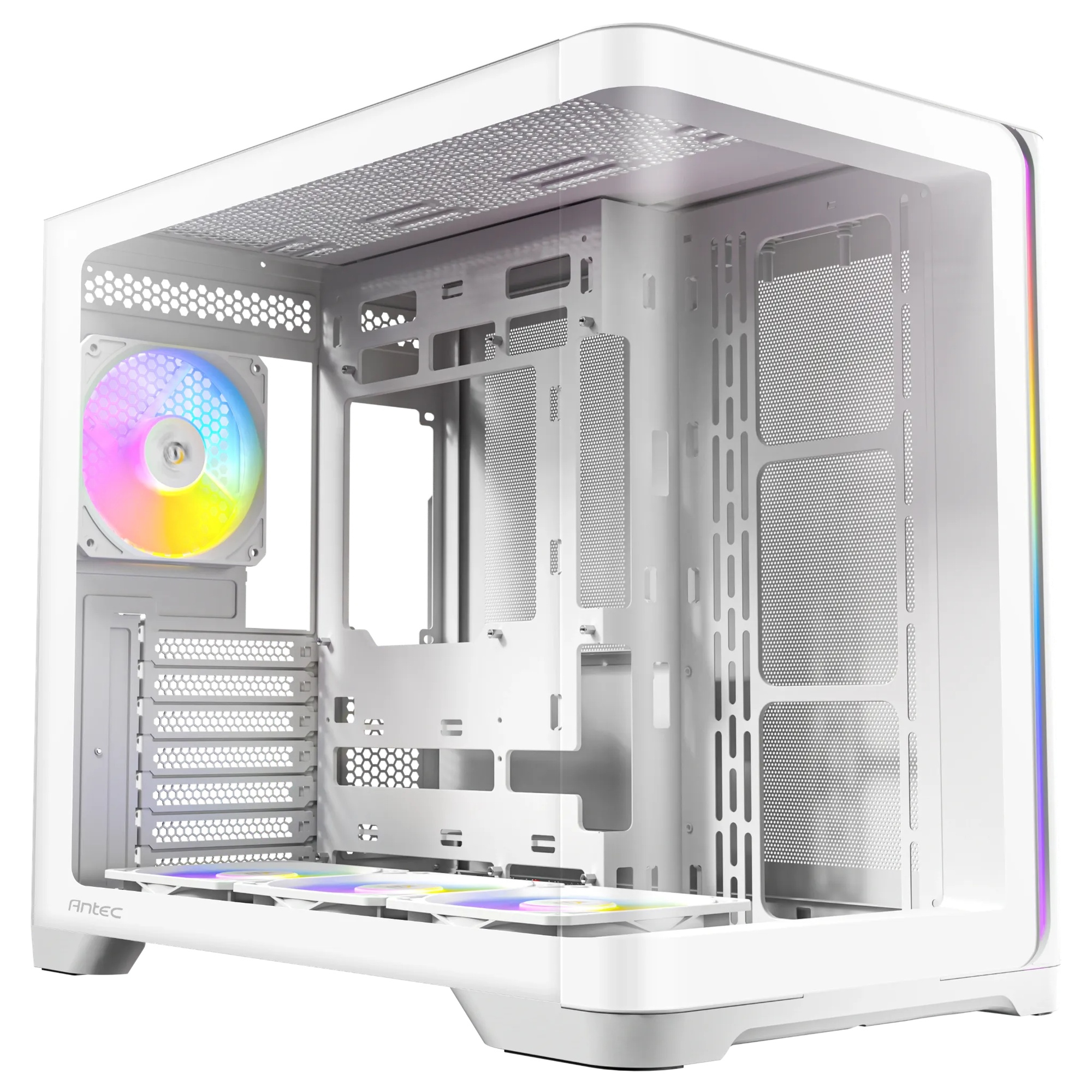 Antec C5 Curve ARGB 4x120mm ARGB Fan Kavisli Temperli Cam USB Type-C Beyaz Mid Tower Gaming (Oyuncu) Kasa