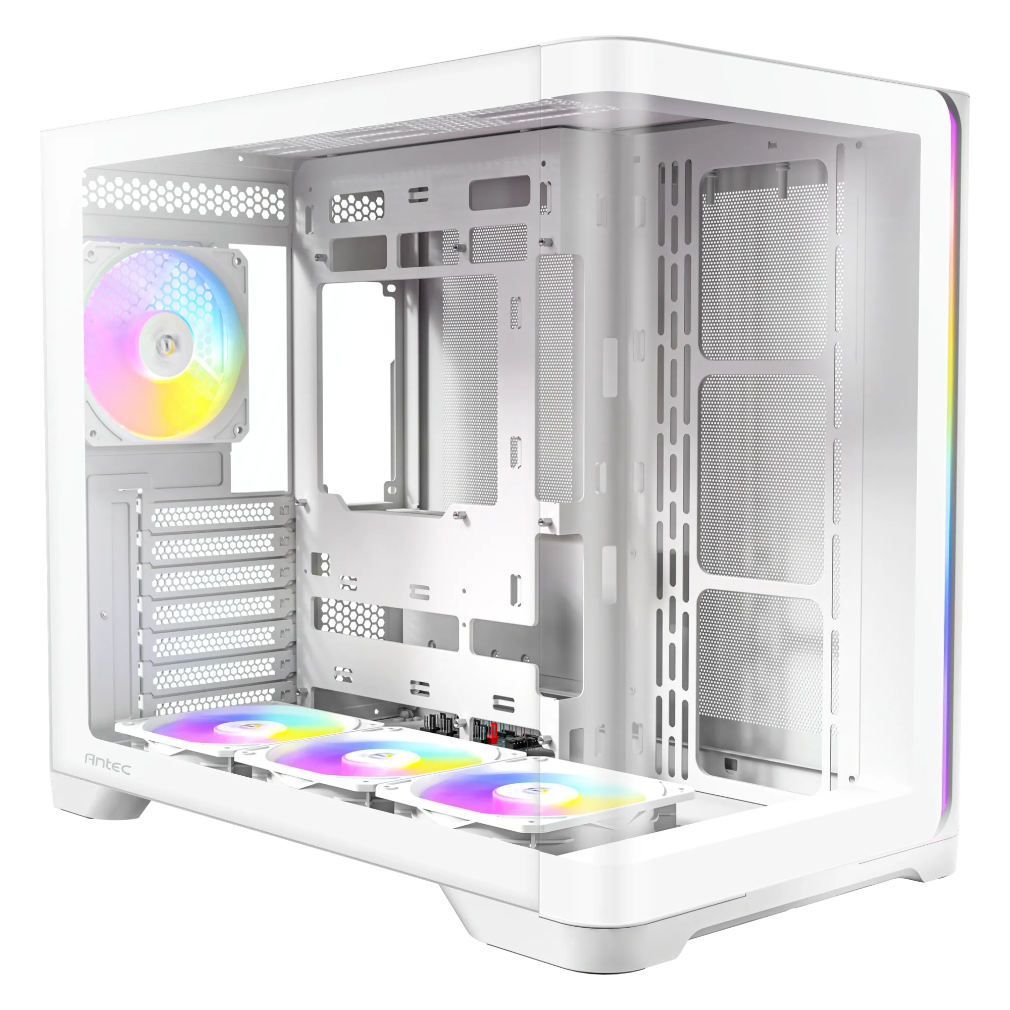 Antec C5 Curve ARGB 4x120mm ARGB Fan Kavisli Temperli Cam USB Type-C Beyaz Mid Tower Gaming (Oyuncu) Kasa