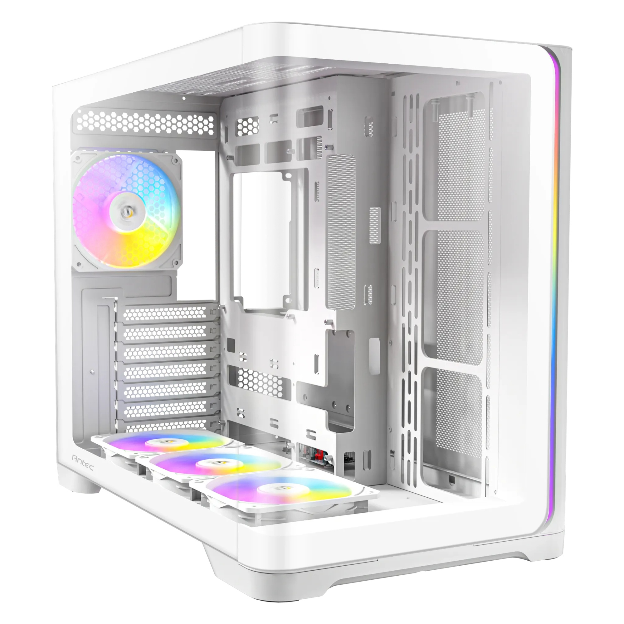 Antec C5 Curve ARGB 4x120mm ARGB Fan Kavisli Temperli Cam USB Type-C Beyaz Mid Tower Gaming (Oyuncu) Kasa