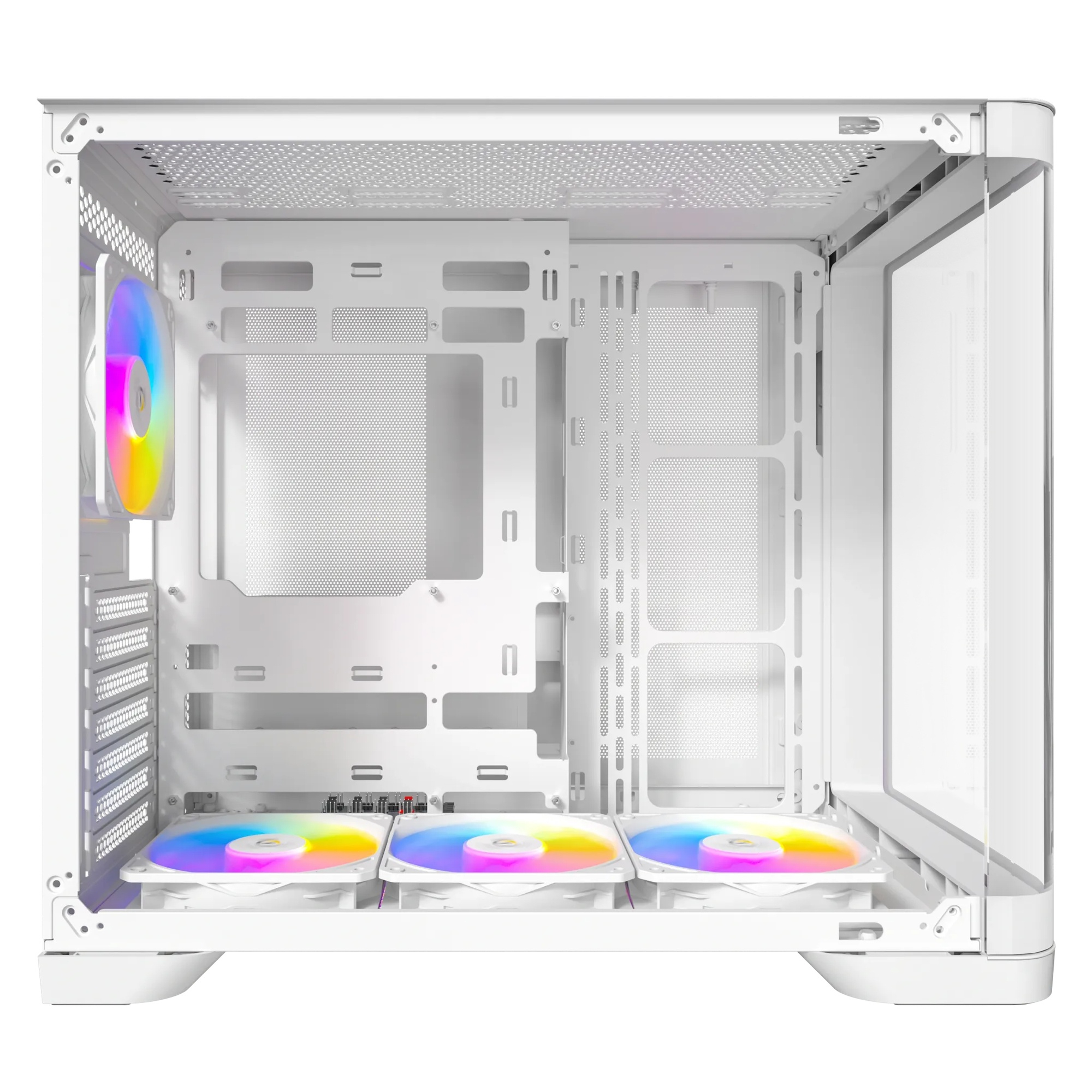 Antec C5 Curve ARGB 4x120mm ARGB Fan Kavisli Temperli Cam USB Type-C Beyaz Mid Tower Gaming (Oyuncu) Kasa