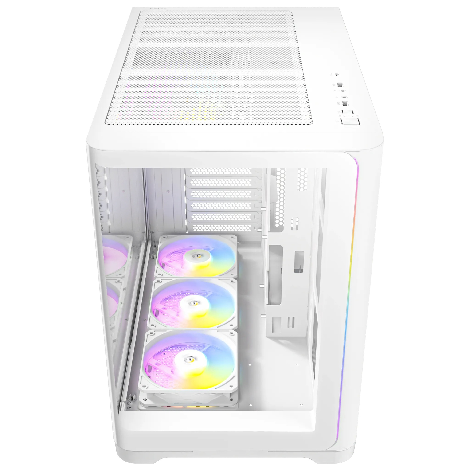 Antec C5 Curve ARGB 4x120mm ARGB Fan Kavisli Temperli Cam USB Type-C Beyaz Mid Tower Gaming (Oyuncu) Kasa