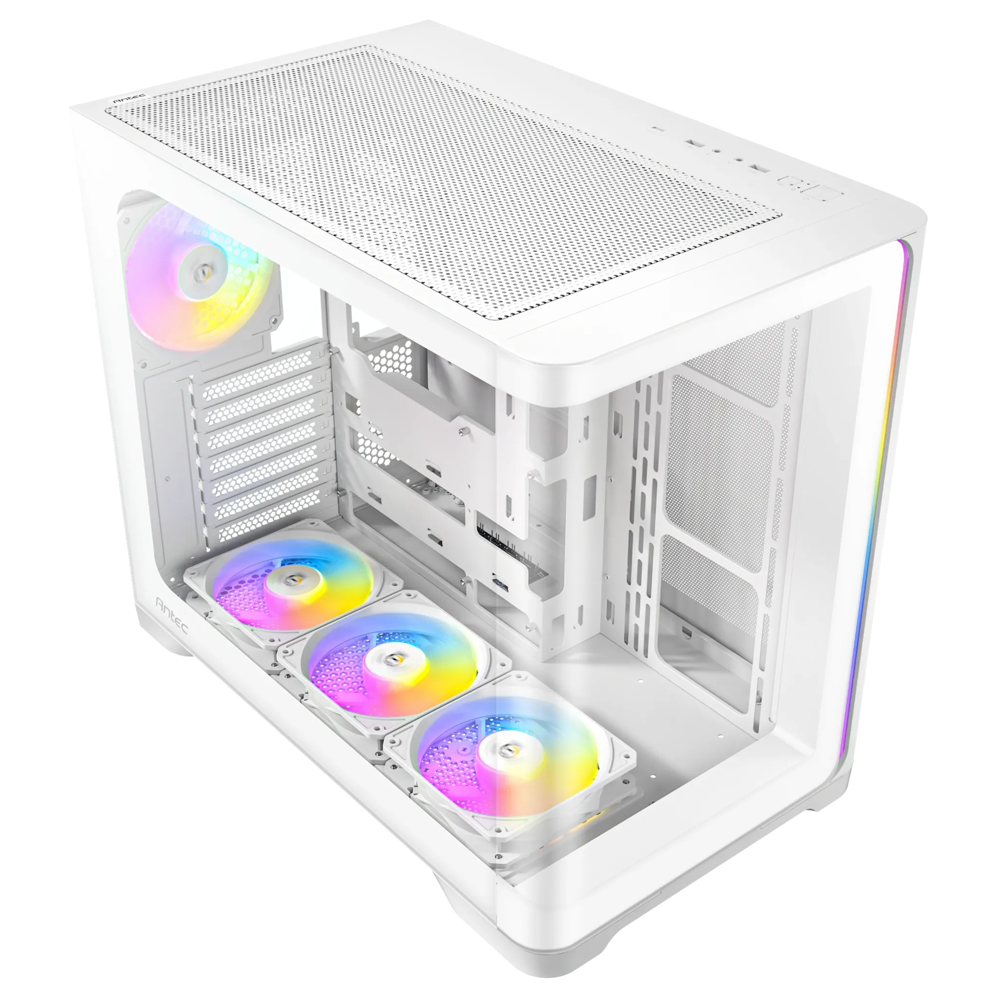Antec C5 Curve ARGB 4x120mm ARGB Fan Kavisli Temperli Cam USB Type-C Beyaz Mid Tower Gaming (Oyuncu) Kasa