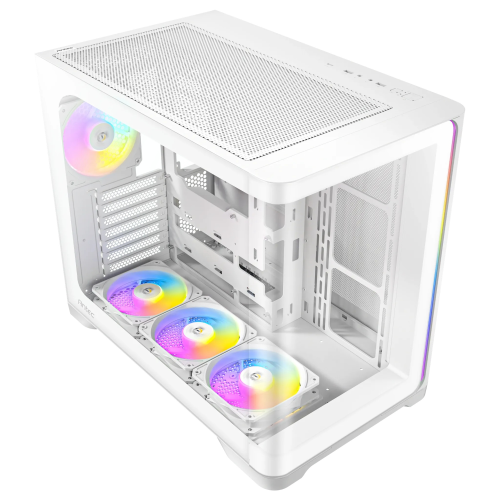 Antec C5 Curve ARGB 4x120mm ARGB Fan Kavisli Temperli Cam USB Type-C Beyaz Mid Tower Gaming (Oyuncu) Kasa