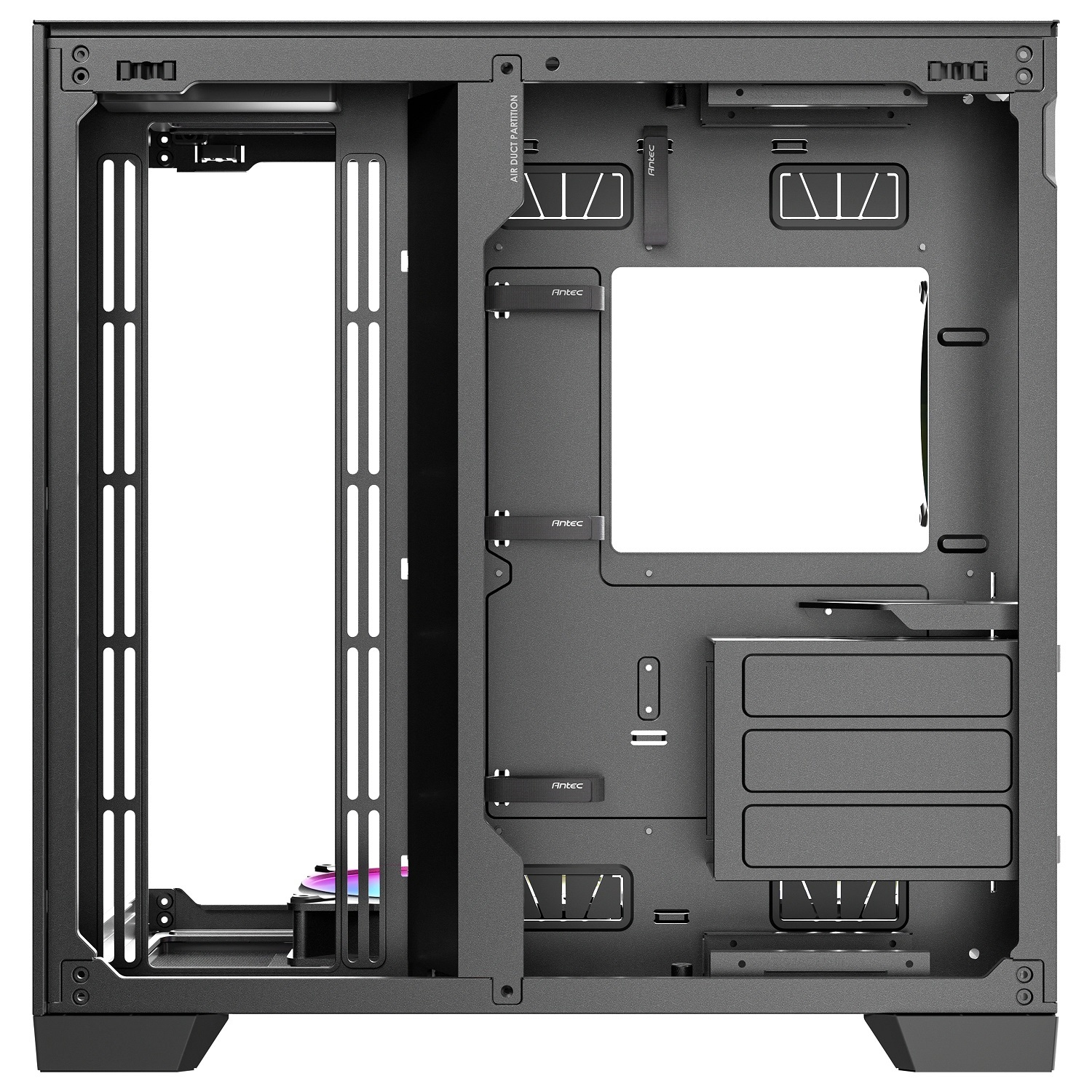 Antec C8 ARGB 2x160mm + 1x140mm ARGB Fan Temperli Cam USB Type-C Siyah Full Tower Gaming (Oyuncu) Kasa