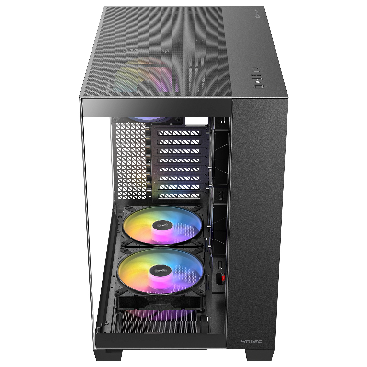 Antec C8 ARGB 2x160mm + 1x140mm ARGB Fan Temperli Cam USB Type-C Siyah Full Tower Gaming (Oyuncu) Kasa