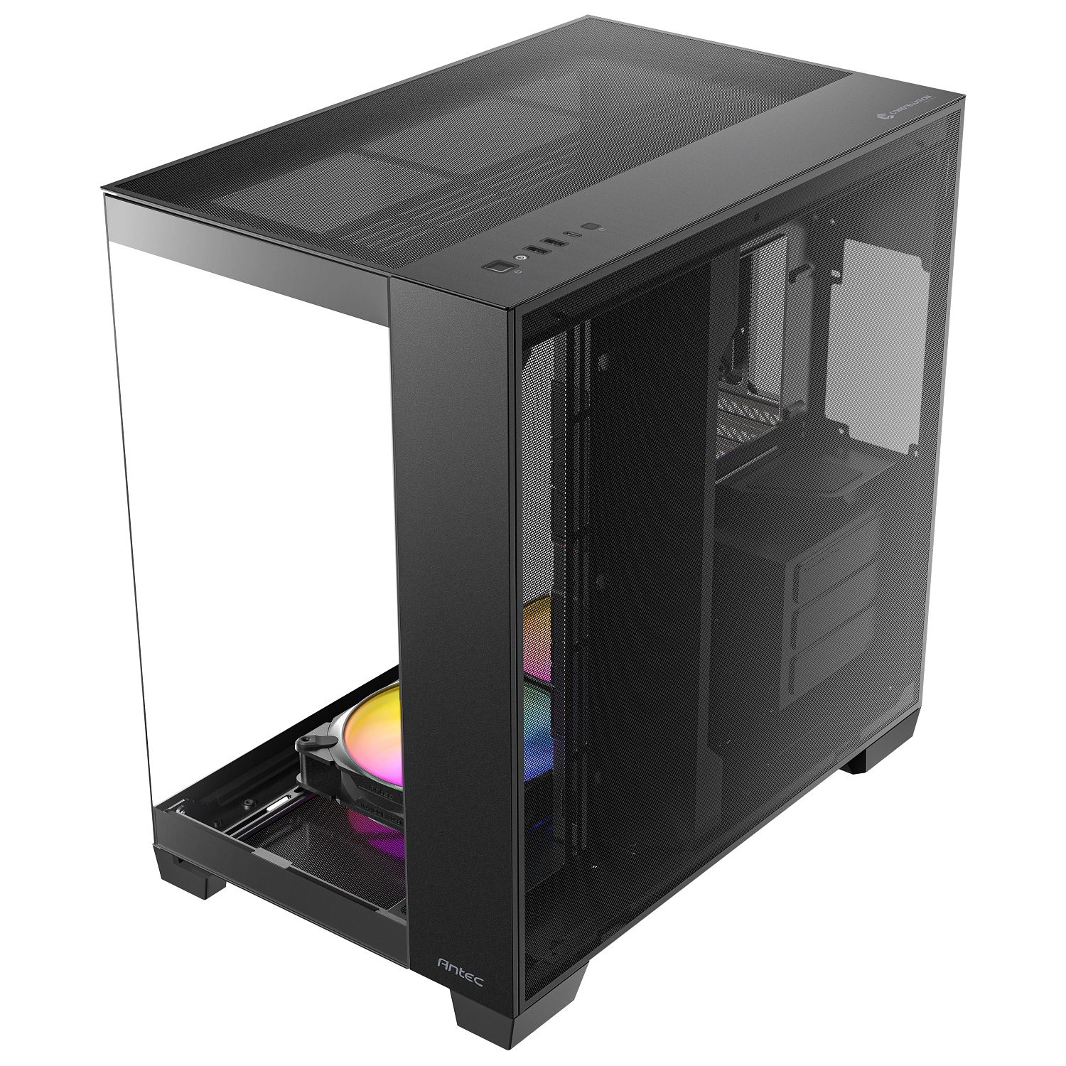 Antec C8 ARGB 2x160mm + 1x140mm ARGB Fan Temperli Cam USB Type-C Siyah Full Tower Gaming (Oyuncu) Kasa