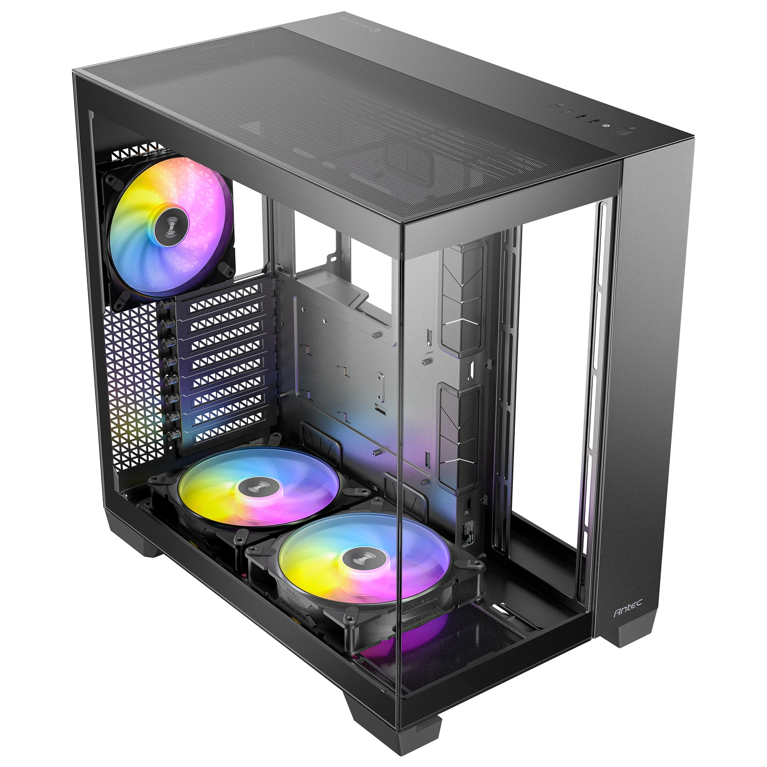 Antec C8 ARGB 2x160mm + 1x140mm ARGB Fan Temperli Cam USB Type-C Siyah Full Tower Gaming (Oyuncu) Kasa