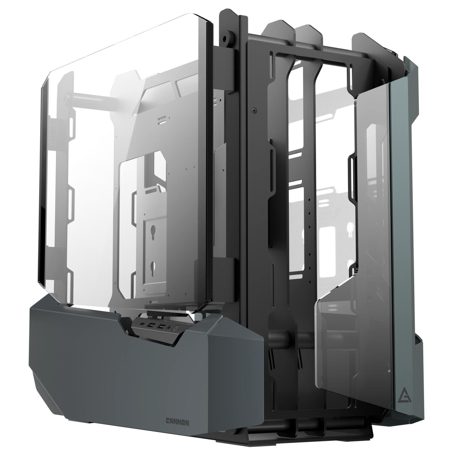 Antec Cannon Temperli Cam USB Type-C E-ATX Siyah Full Tower Open-Air Gaming (Oyuncu) Kasa