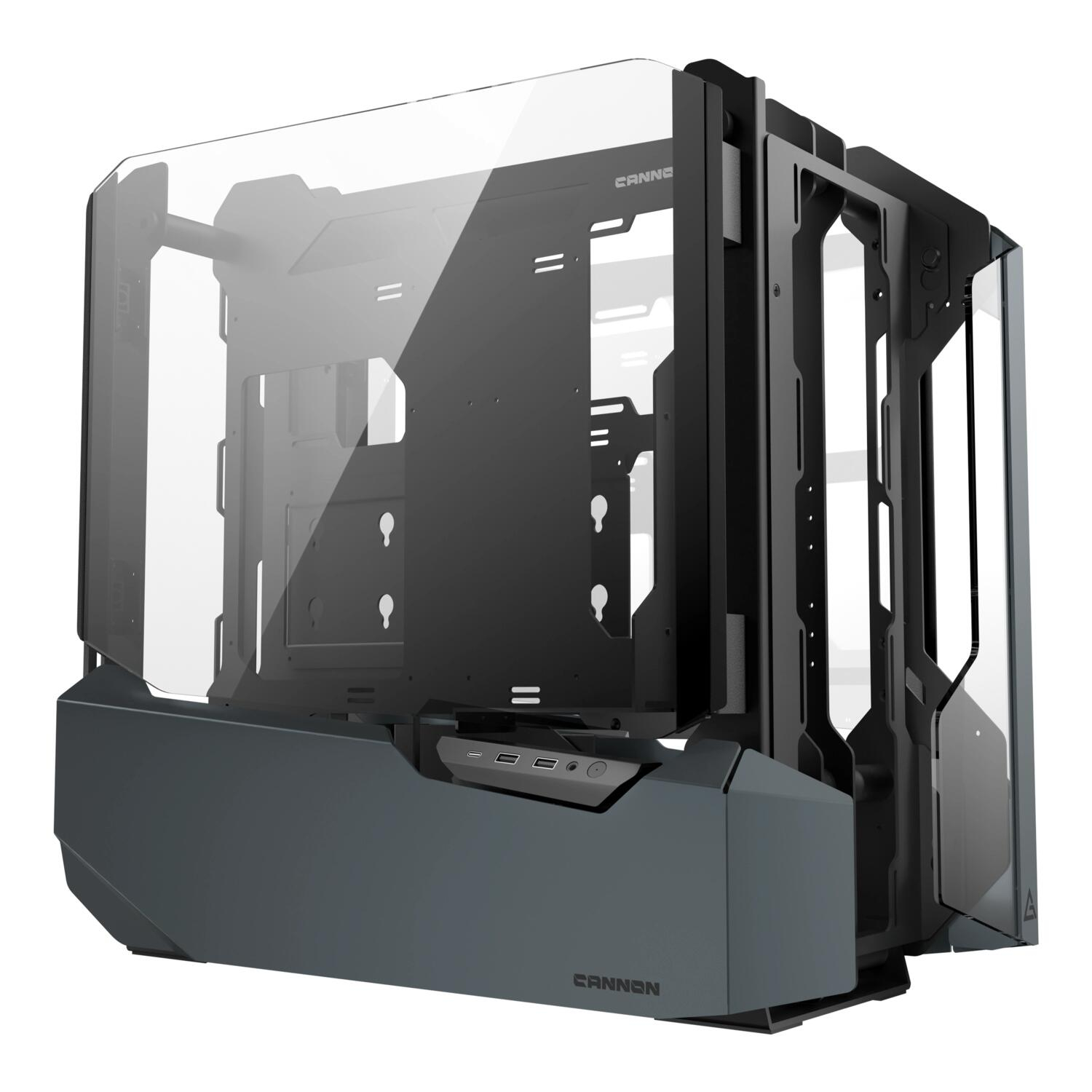 Antec Cannon Temperli Cam USB Type-C E-ATX Siyah Full Tower Open-Air Gaming (Oyuncu) Kasa