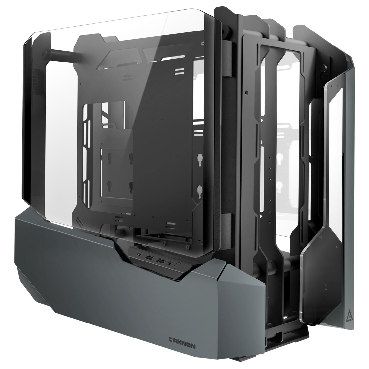 Antec Cannon Temperli Cam USB Type-C E-ATX Siyah Full Tower Open-Air Gaming (Oyuncu) Kasa