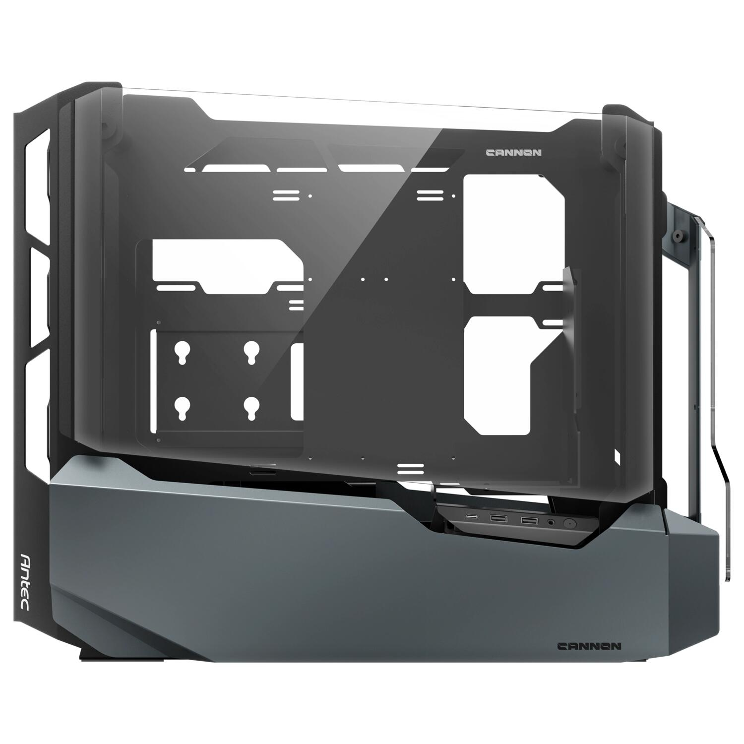 Antec Cannon Temperli Cam USB Type-C E-ATX Siyah Full Tower Open-Air Gaming (Oyuncu) Kasa