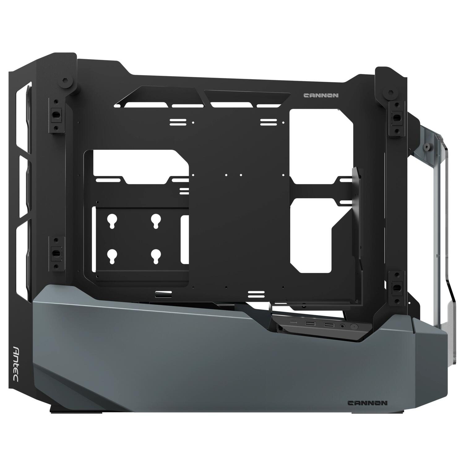 Antec Cannon Temperli Cam USB Type-C E-ATX Siyah Full Tower Open-Air Gaming (Oyuncu) Kasa