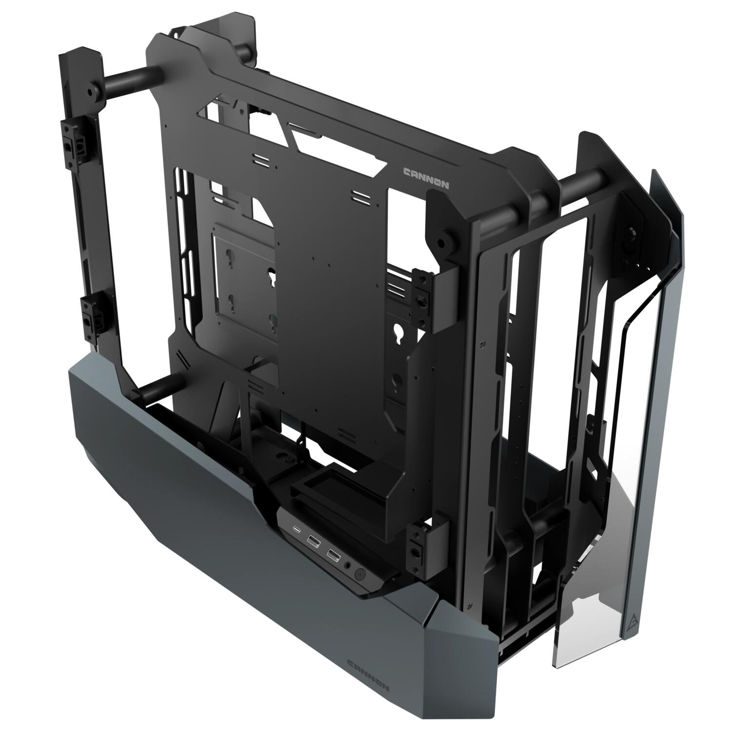 Antec Cannon Temperli Cam USB Type-C E-ATX Siyah Full Tower Open-Air Gaming (Oyuncu) Kasa