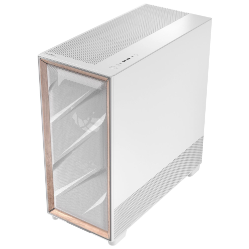 Antec FLUX PRO 6x PWM Fan Temperli Cam USB Type-C Ahşap Detaylı Beyaz Full Tower Gaming (Oyuncu) Kasa