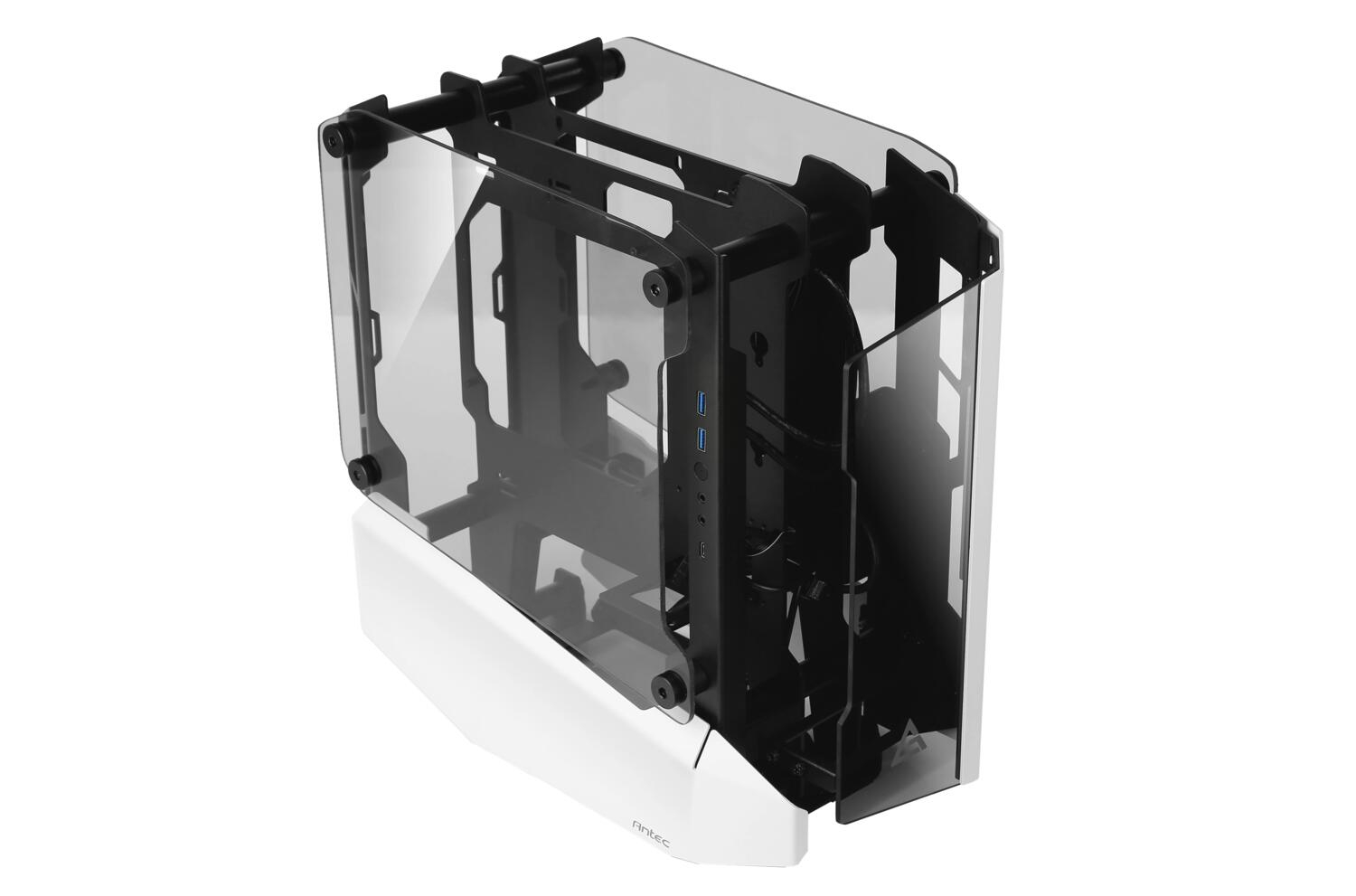 Antec Striker Temperli Cam USB Type-C Mini-ITX Mini Tower Open-Air Gaming (Oyuncu)  Kasa