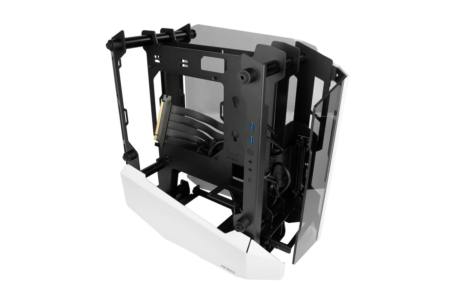 Antec Striker Temperli Cam USB Type-C Mini-ITX Mini Tower Open-Air Gaming (Oyuncu)  Kasa