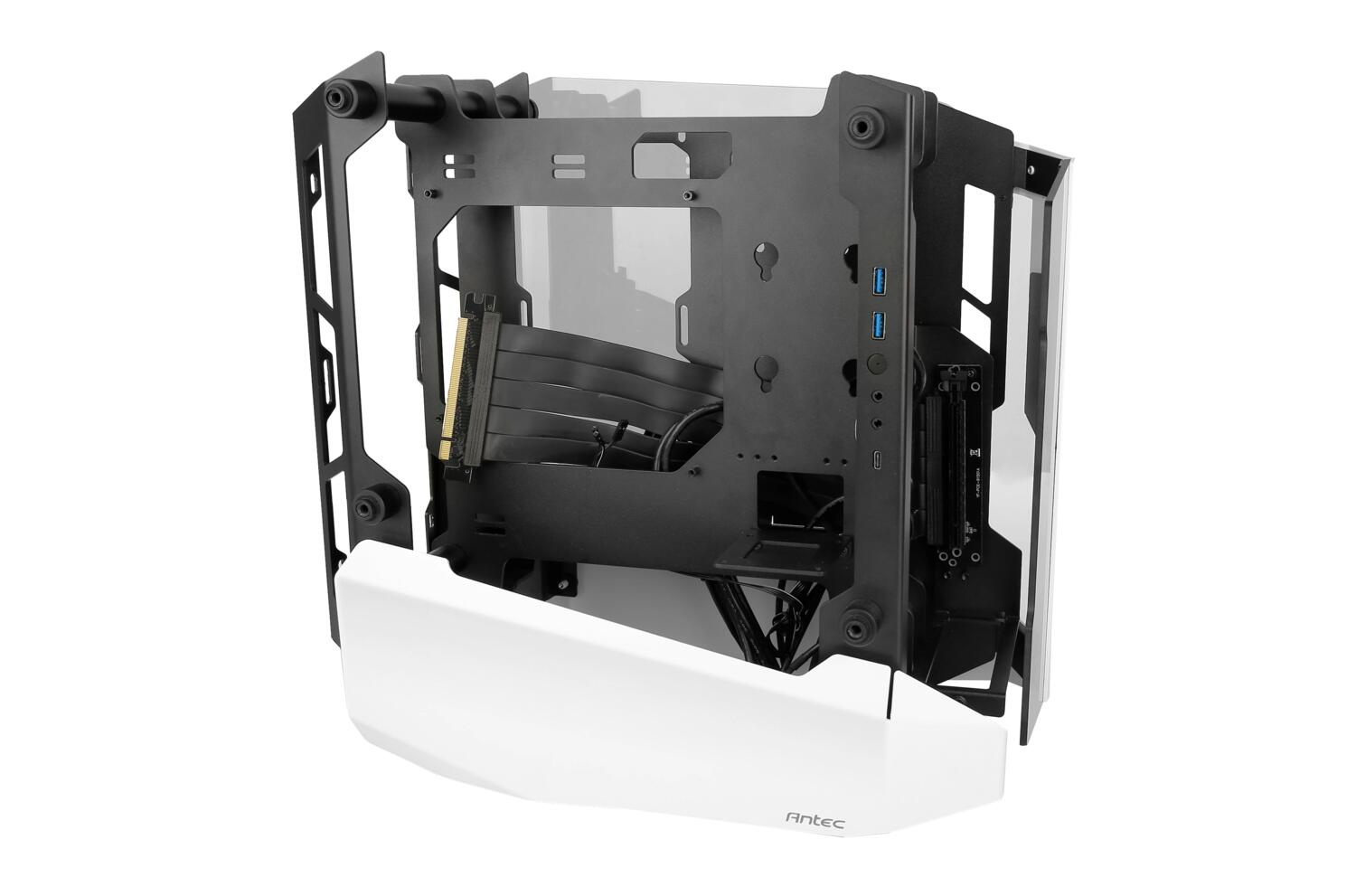 Antec Striker Temperli Cam USB Type-C Mini-ITX Mini Tower Open-Air Gaming (Oyuncu)  Kasa