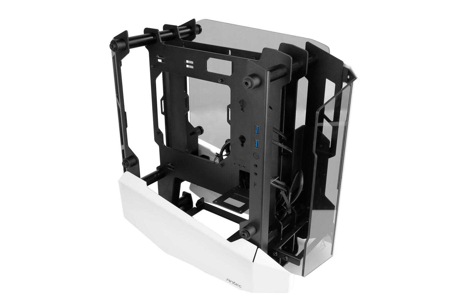 Antec Striker Temperli Cam USB Type-C Mini-ITX Mini Tower Open-Air Gaming (Oyuncu)  Kasa