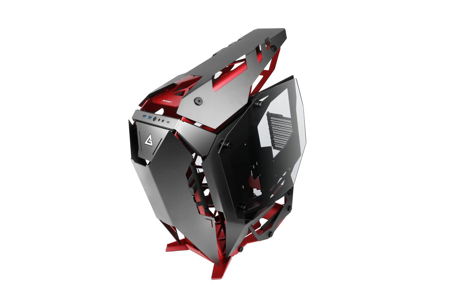 Antec Torque Temperli Cam USB Type-C E-ATX Kırmızı/Gri Mid Tower Open-Air Gaming (Oyuncu) Kasa