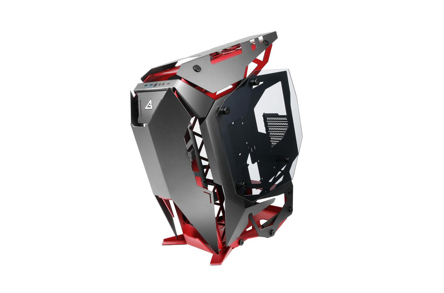 Antec Torque Temperli Cam USB Type-C E-ATX Kırmızı/Gri Mid Tower Open-Air Gaming (Oyuncu) Kasa