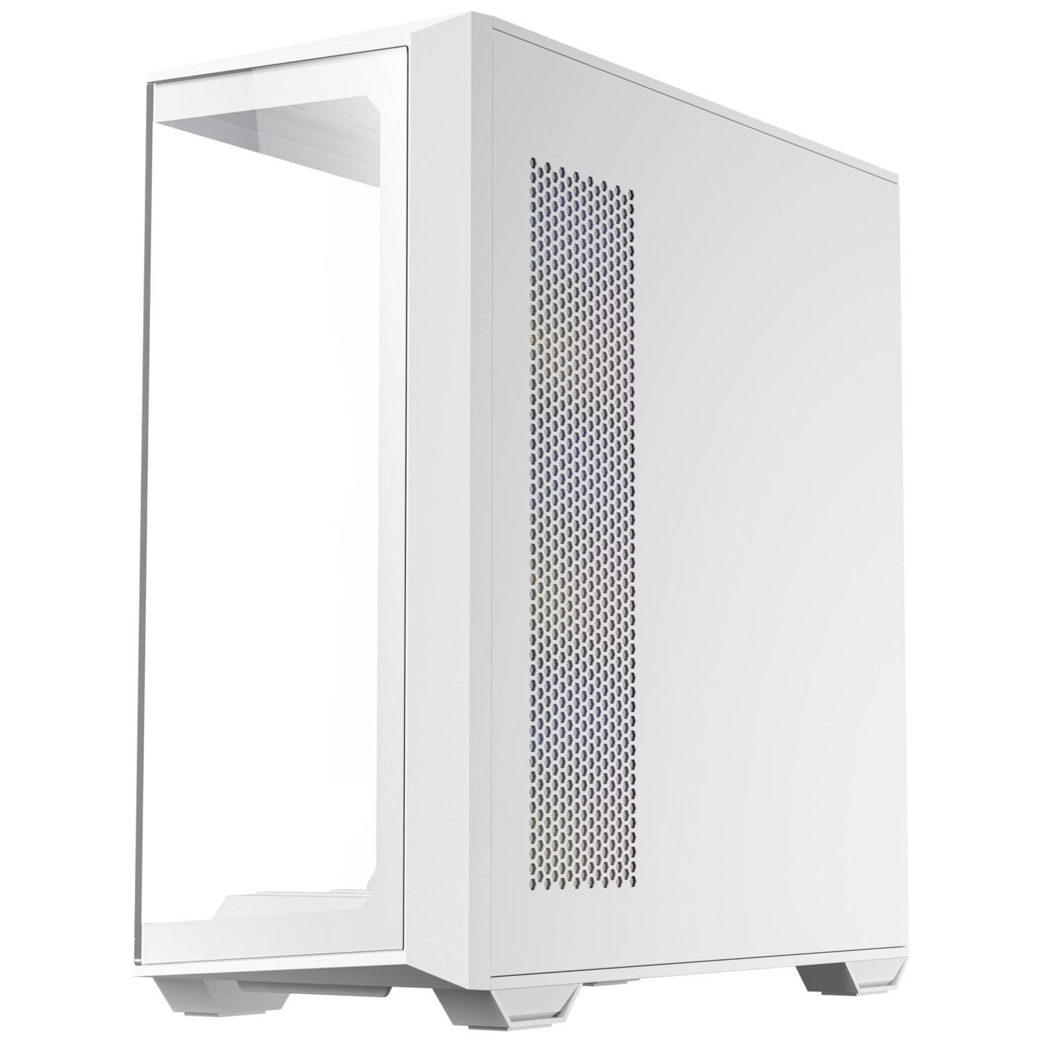 Antec C3 ARGB White 4x120mm ARGB Fan Temperli Cam USB Type-C Beyaz Mid Tower Gaming (Oyuncu) Kasa
