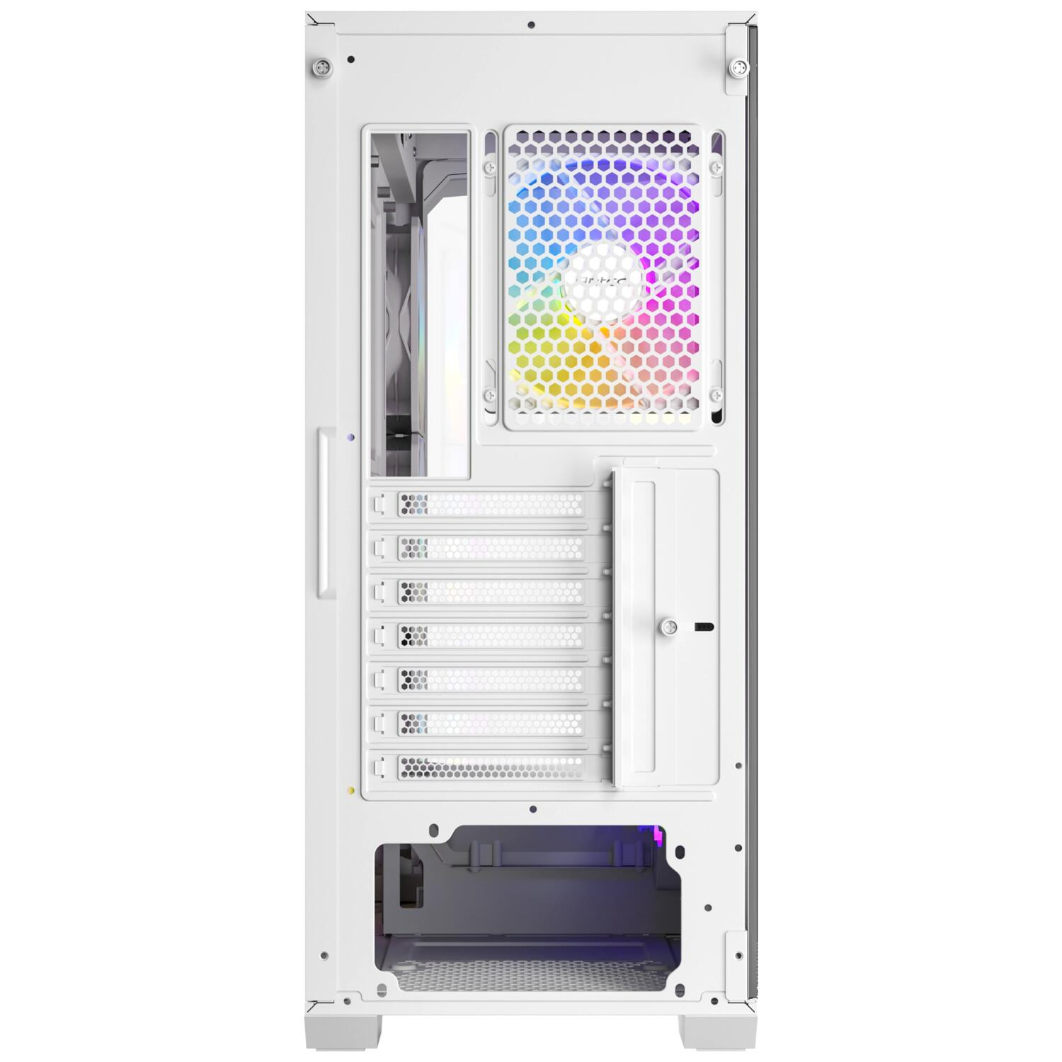 Antec C3 ARGB White 4x120mm ARGB Fan Temperli Cam USB Type-C Beyaz Mid Tower Gaming (Oyuncu) Kasa