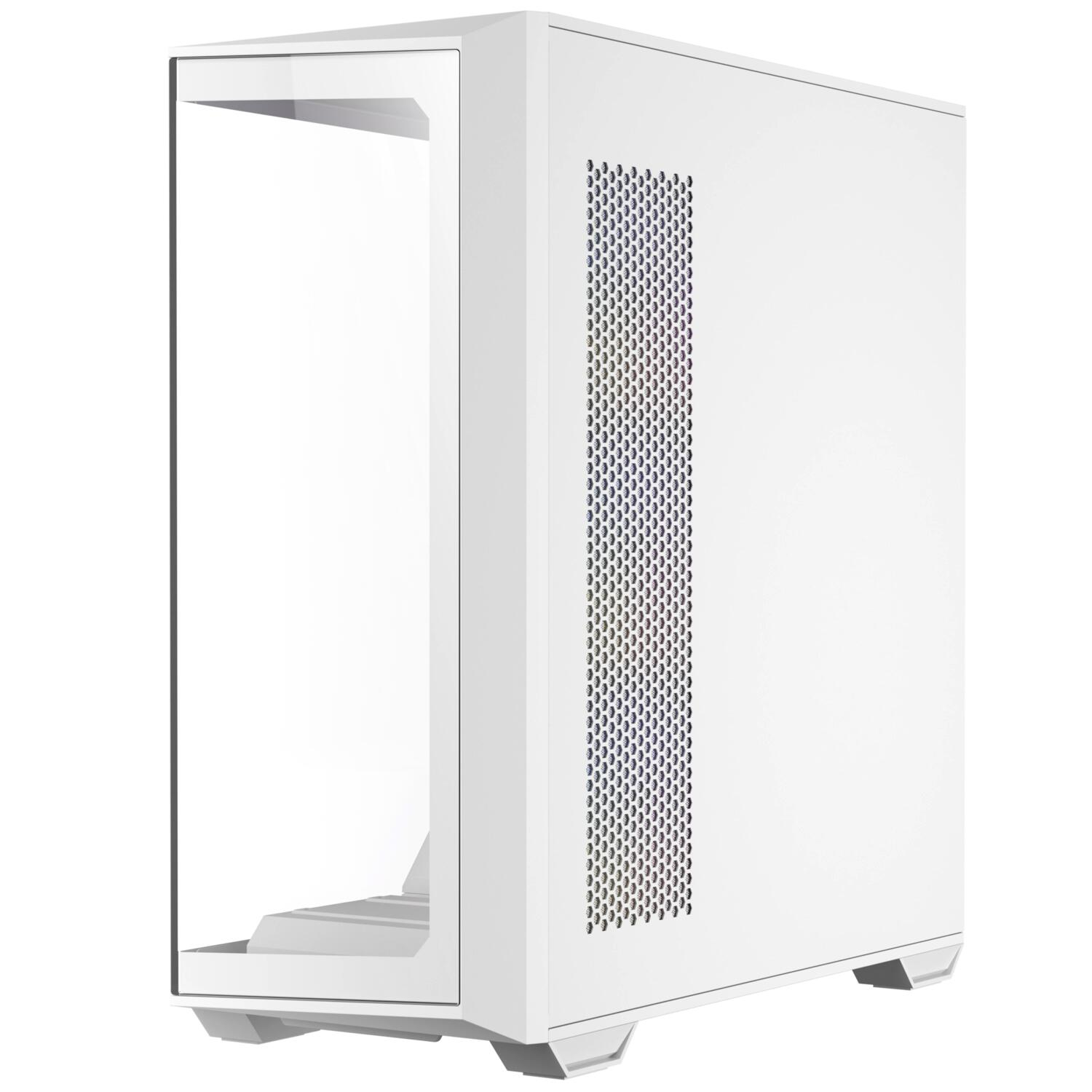 Antec C3 ARGB White 4x120mm ARGB Fan Temperli Cam USB Type-C Beyaz Mid Tower Gaming (Oyuncu) Kasa